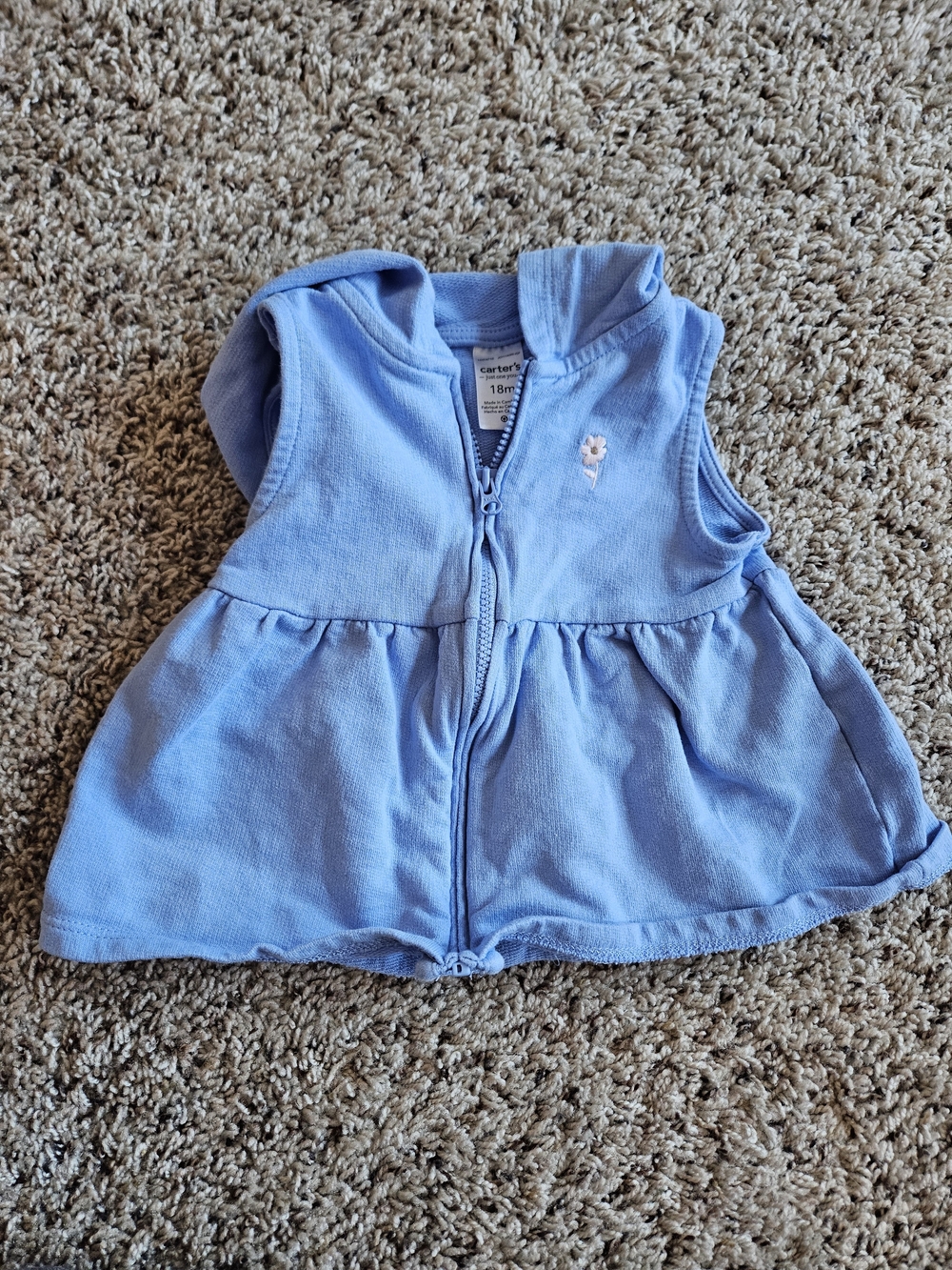 Kids blue sleeveless dress